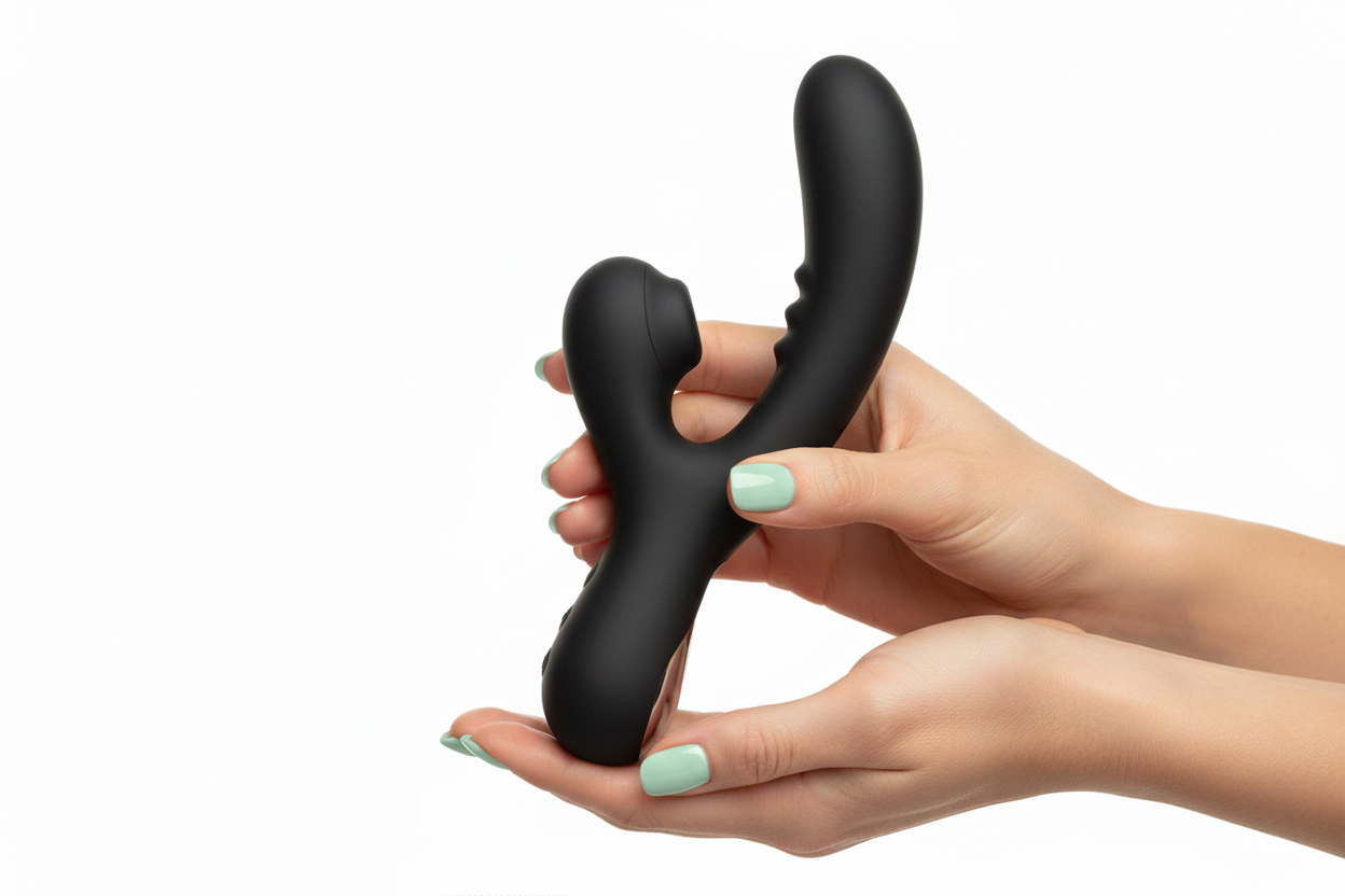 Producto diagonal con uñas verde menta